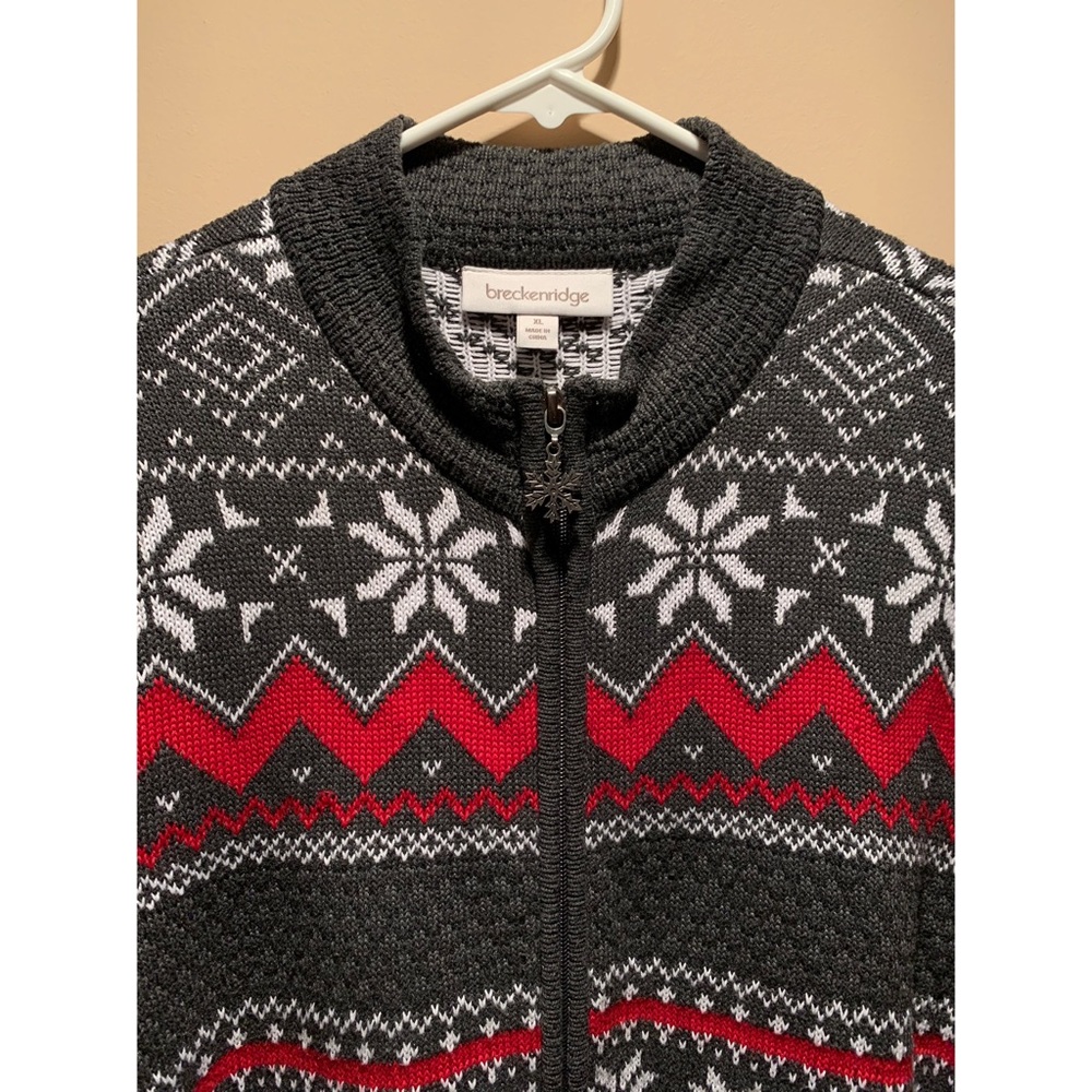 Patterned Sweater Jacket - Picture 2 of 4